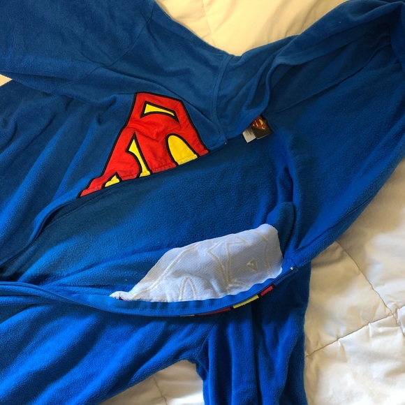 DC Comics Superman Zip-Up Onesie - Picture 3 of 7